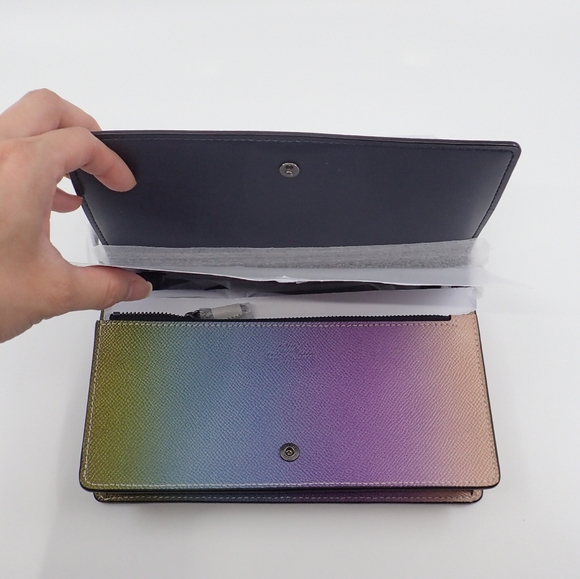 Coach Ombre Foldover Purse - New - Picture 5 of 6